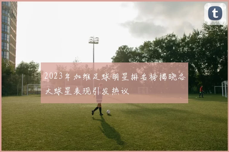 2023年加维足球明星排名榜揭晓各大球星表现引发热议